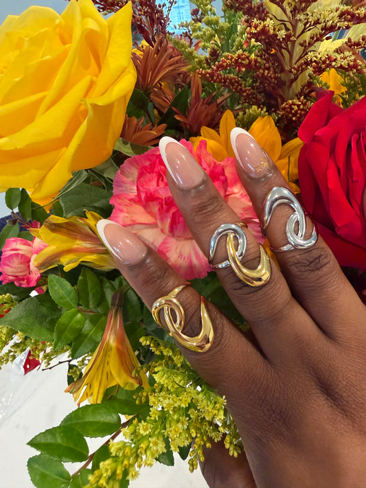 Two-Tone Twist Rings