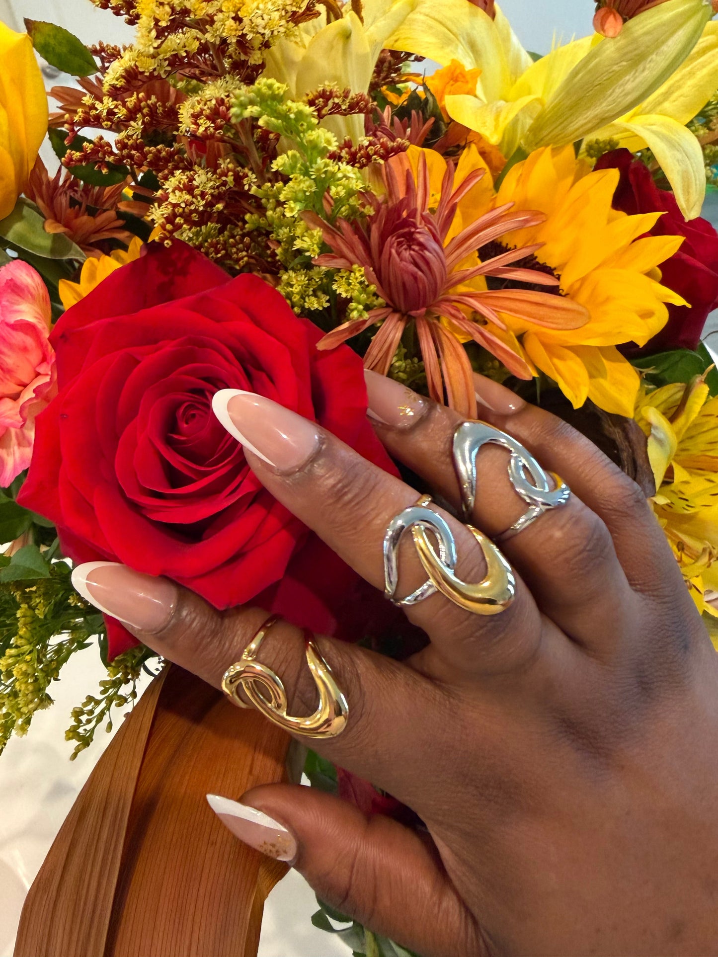 Two-Tone Twist Rings