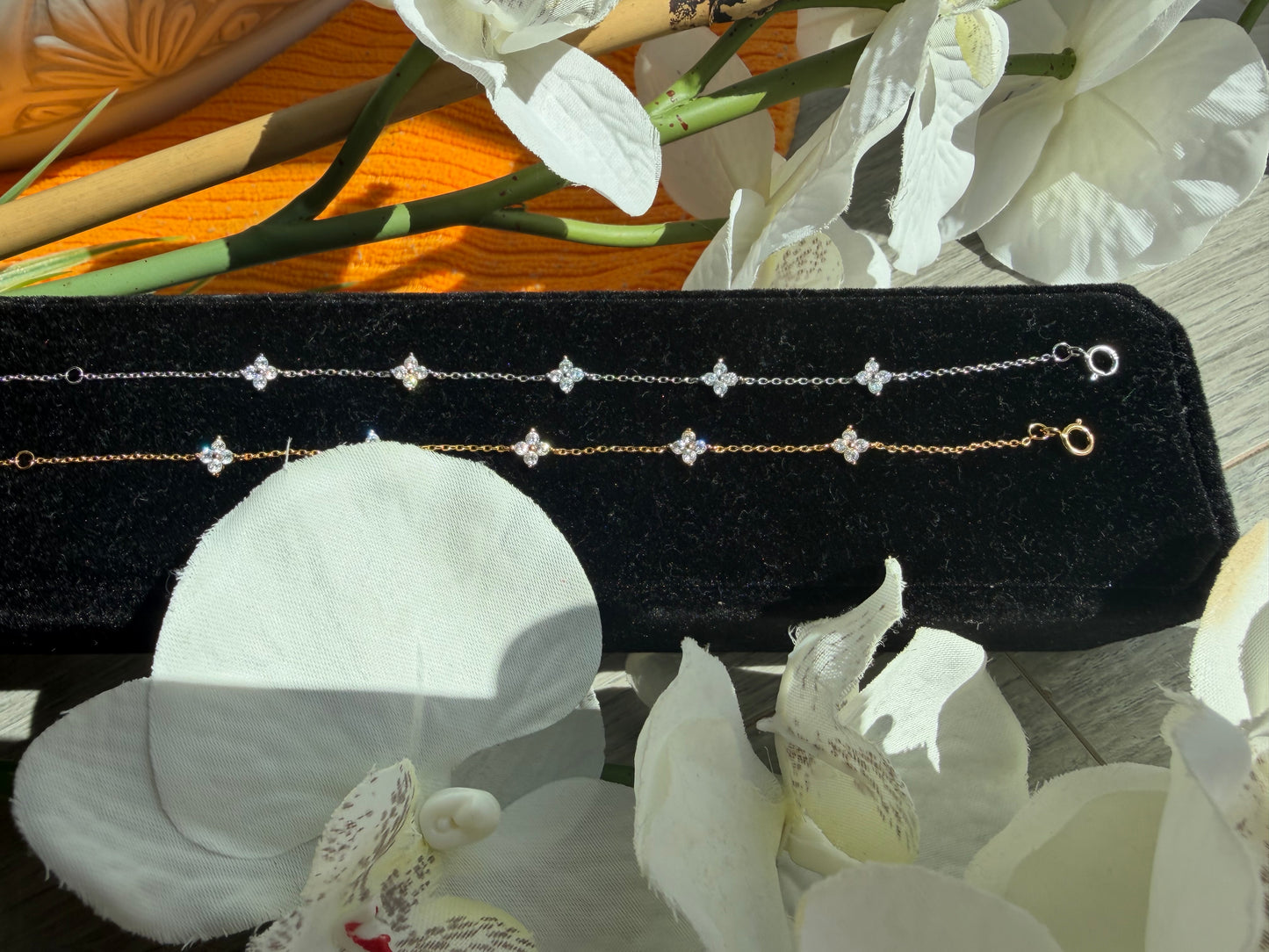 🌸 Dainty Flower Bracelet